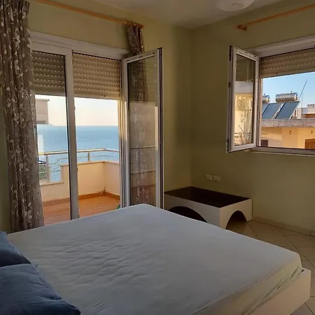 Bright Sea View Apartment With Balcony Liro Beach Uje I Ftohte Vlore * Vlorë